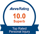 Top Rated Personal Injury Attorney Badge